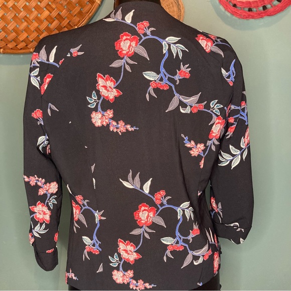 Jules & Leopold floral 3/4 sleeve blazer - Picture 2 of 6